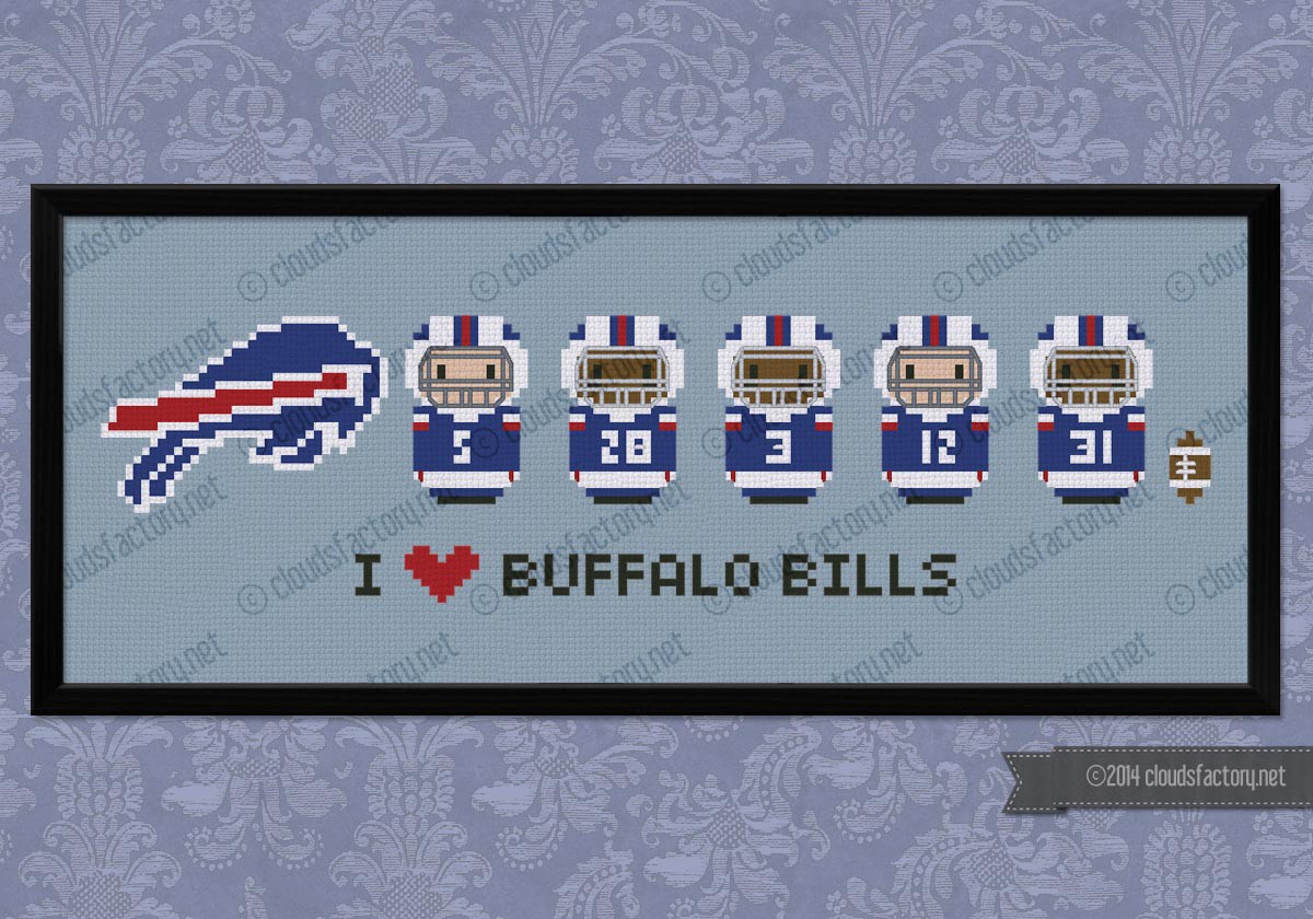 Buffalo Bills american football team - Sports - Mini People - Cross