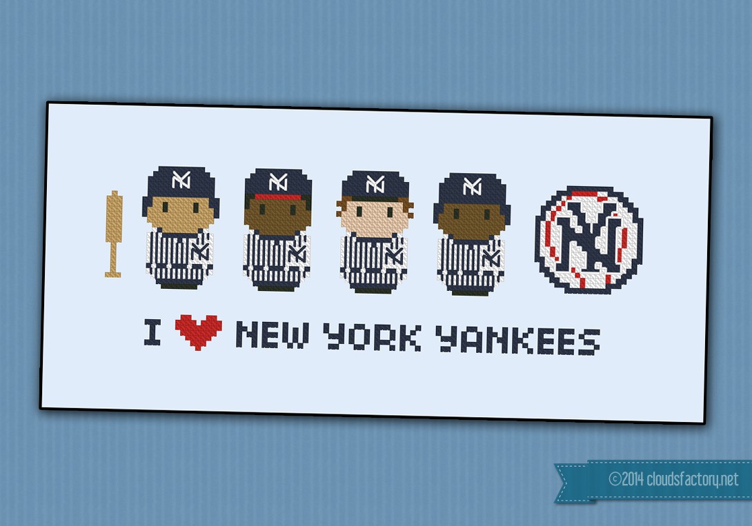 MLB Disney Mickey Crossover New York Yankees Basic Printing Round