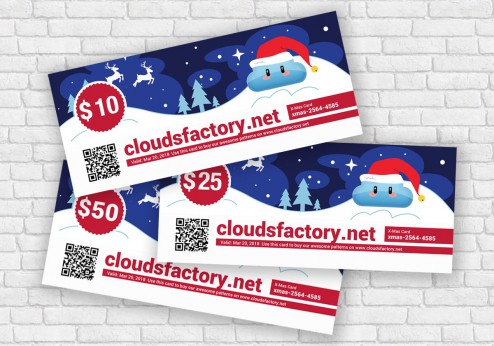 Cloudsfactory X-Mas Gift Card