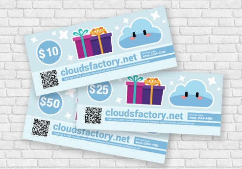 Cloudsfactory Gift Card