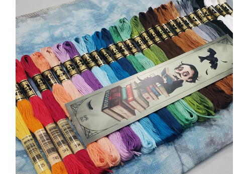 the book club cross stitch stitch a long kit