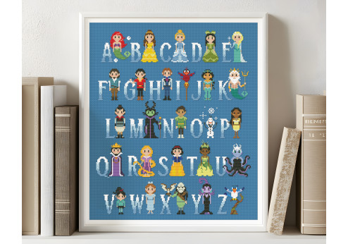 Storybook Princesses Alphabet