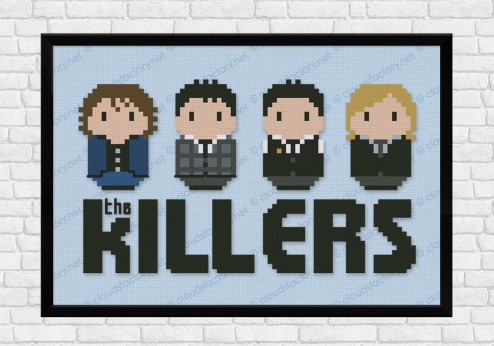 the killers cross stitch pattern
