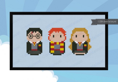Harry Potter – Harry, Ron & Hermione
