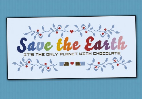 Save the Earth - Chocolate quote