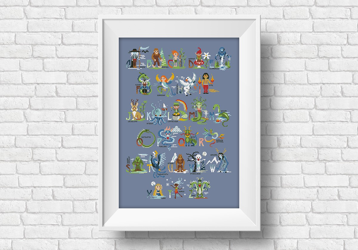 Custom Pokemon Cross Stitch Biscornu! Choose ANY 6 POKEMON !!READ