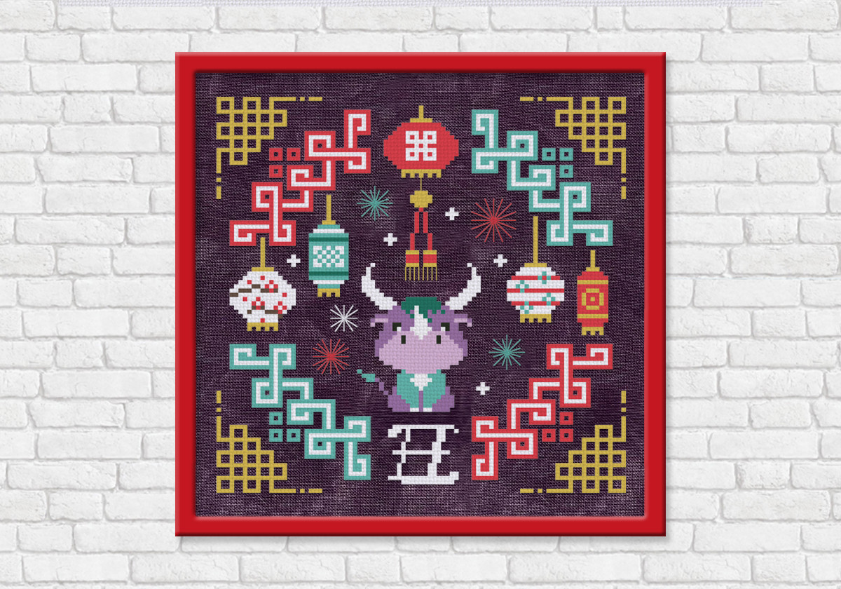 Ancient Chinese People Cross Stitch Pattern Chinese Painting Cross Stitch Pattern X Stitch PDF Pattern