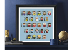 Star Trek alphabet - Cross stitch pattern