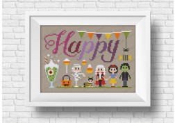 Happy - It's a spooky wor(l)d Halloween series