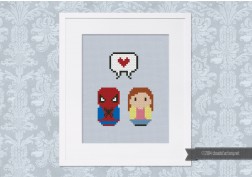 Spiderman and Mary Jane - Mini People in Love