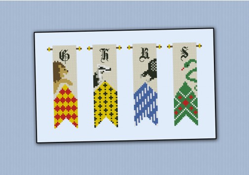 Cross Stitch Kits 'Harry Potter Magic Spells and Charms' - Set of 3 DIY  Embroidery Bookmarks: Alohomora, Expecto Patronum, Wingardium Leviosa
