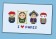 Paris icons (small version) – Mini people around the world