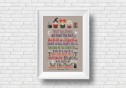 Hocus Pocus spell cross stitch pattern by Cloudsfactory