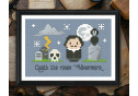Edgar Allan Poe nevermore cross stitch pattern