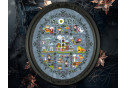 Halloween witches cross stitch pattern