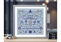 star trek sampler cross stitch pattern