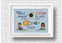 Solar Eclipse cross stitch