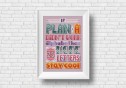 If plan A cross stitch quote by cloudsfactory