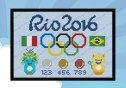 Rio 2016 cross stitch