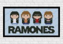 Ramones cross stitch pattern