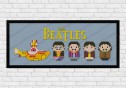 the Beatles yellow submarine cross stitch pattern