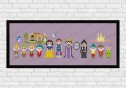Snow White on purple fabric - Epic Storybook Princesses