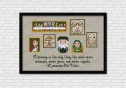 Leonardo da Vinci cross stitch pattern