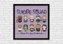 Suicide Squad cross stitch pattern