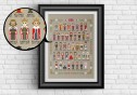Kings and queens of the uk cross stitch