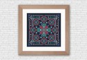 Arabesque cross stitch pattern
