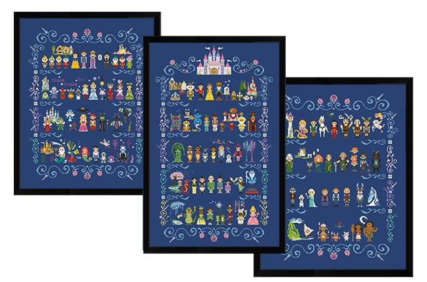 Epic Storybook Princesses - Columns patterns